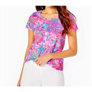 Lilly Pulitzer Etta Shell Me Something Good Top
